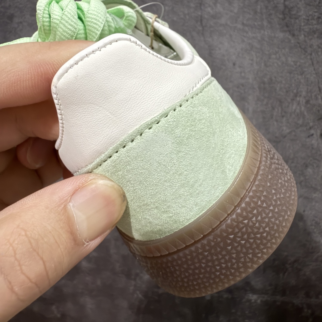 
【纯原版】Adidas Handball Spezial  阿迪达斯经典款牛皮复古休闲板鞋 绿白生胶 