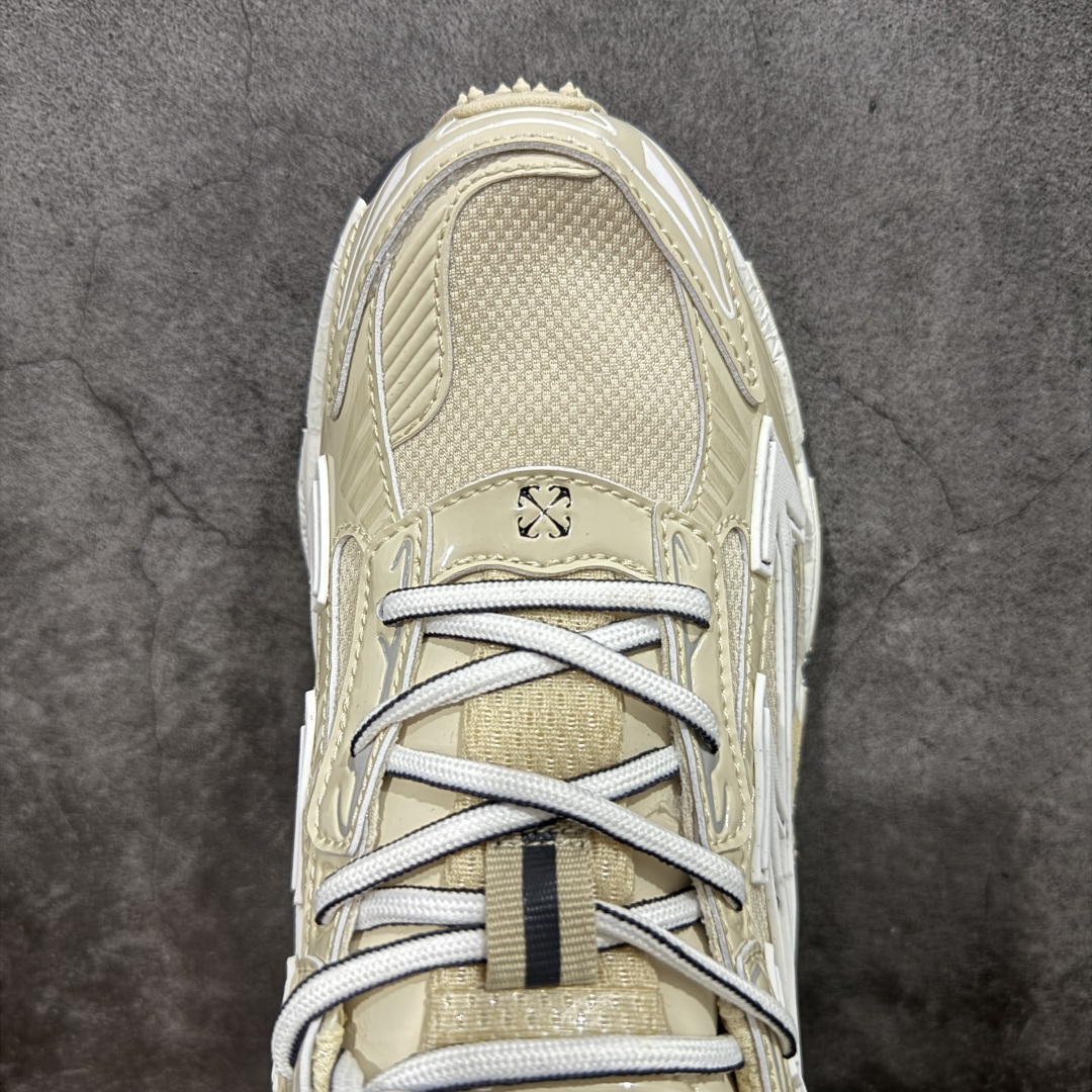 
【纯原OK版本】Off-White 低帮复古休闲鞋 组合而成-通货版本用的是一体描膝,不仅成本节约脚感