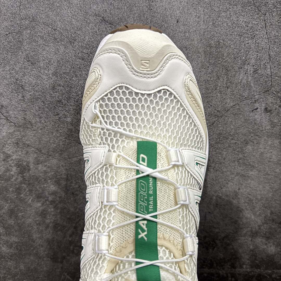 图片[5]-【纯原W1版】SALOMON XA Pro 3D 白色478874 萨洛蒙潮流越野机能户外功能鞋 纯原外贸平台特供订单 耗时半年巨作 全套原纸板楦头开发 原厂特供网布配套加持 确保原汁原味 完美呈现版型 原档数据独家私模五层组合大底 男女鞋同步官方开发 原装Ortholite轻量化鞋垫 中底布带钢印编号 原厂TPU锁扣 进口港宝加持 后跟自然饱满 还原公司包裹性 鞋面采用SENSIFT贴合技术 全方位贴合包裹脚型 鞋跟部鞋底牵引设计 提供强大的抓地性能 更适应野外崎岖不平的道路 其3D ADVANCED CHASSIS底盘 材料轻量大化 钉齿设计更具稳定性 防护性 鞋底易磨损区运用CONTAGRIP高耐磨材料 应对城市硬质路面长距离跑考验 尺码：36 36.5 37.5 38 38.5 39 40 40.5 41 42 42.5 43 44 44.5 45-选品中心