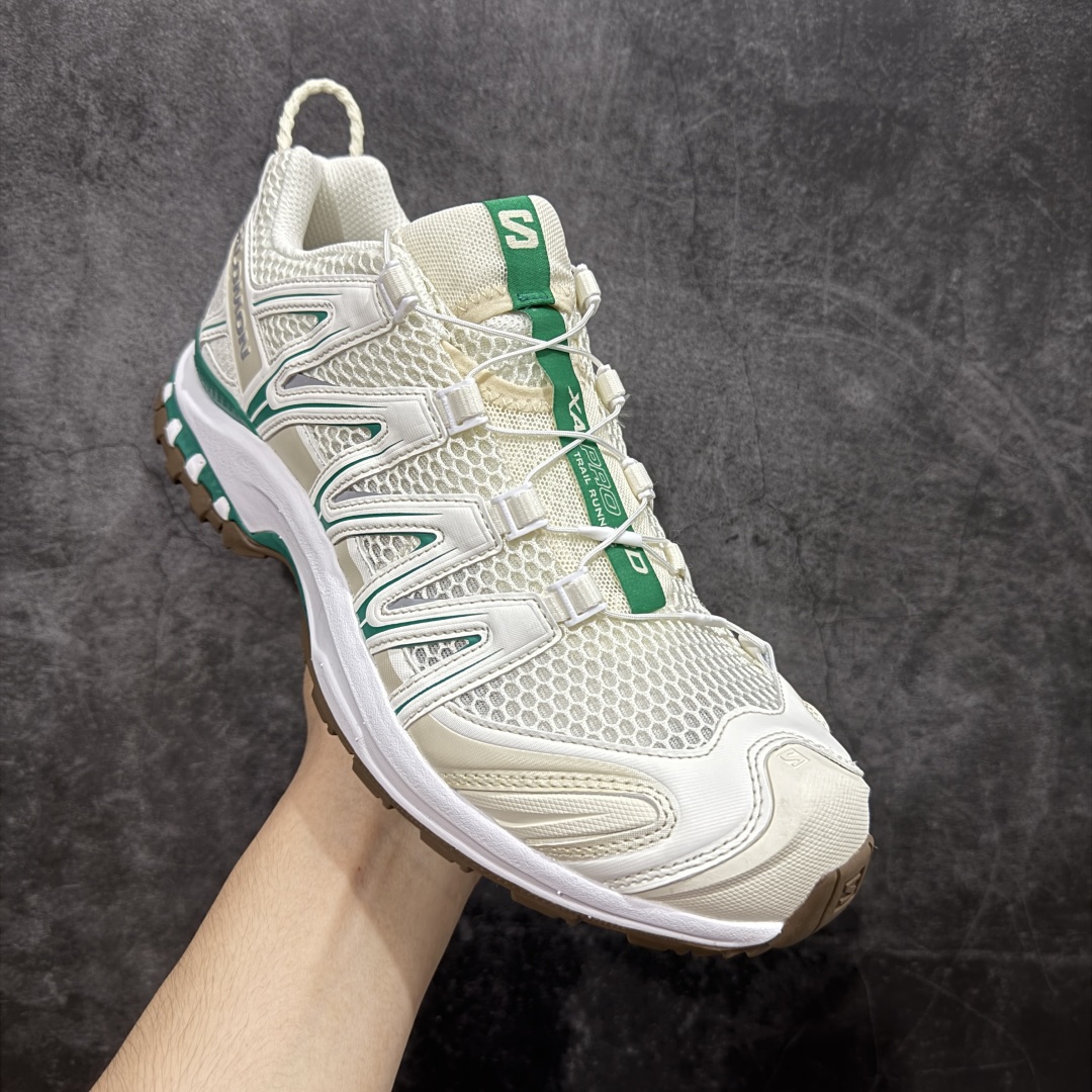 图片[3]-【纯原W1版】SALOMON XA Pro 3D 白色478874 萨洛蒙潮流越野机能户外功能鞋 纯原外贸平台特供订单 耗时半年巨作 全套原纸板楦头开发 原厂特供网布配套加持 确保原汁原味 完美呈现版型 原档数据独家私模五层组合大底 男女鞋同步官方开发 原装Ortholite轻量化鞋垫 中底布带钢印编号 原厂TPU锁扣 进口港宝加持 后跟自然饱满 还原公司包裹性 鞋面采用SENSIFT贴合技术 全方位贴合包裹脚型 鞋跟部鞋底牵引设计 提供强大的抓地性能 更适应野外崎岖不平的道路 其3D ADVANCED CHASSIS底盘 材料轻量大化 钉齿设计更具稳定性 防护性 鞋底易磨损区运用CONTAGRIP高耐磨材料 应对城市硬质路面长距离跑考验 尺码：36 36.5 37.5 38 38.5 39 40 40.5 41 42 42.5 43 44 44.5 45-选品中心