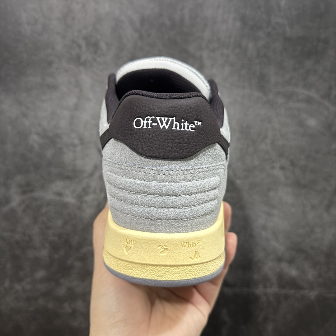 图片[4]-【纯原版】OFF-WHITE Out Of Office OW低帮时尚板鞋 黑灰 杨幂同款 由经典配色打造 箭头符号、ZipTie 标签、1ogo印花等经典元素皆在此呈现 让人一眼明了 Off-White 的潮流身份 单品以黑白配色皮质制成 饰有品牌标志性 zip Tie 束线带吊牌 侧面饰有 Arrows 图案 展现出品牌对街头风格的偏爱 原厂原档案开发 原盒原标原厂头层皮料 官方原版设计 做工细节全方位对比原鞋 尺码：36 37 38 39 40 41 42 43 44 45 46 47-选品中心