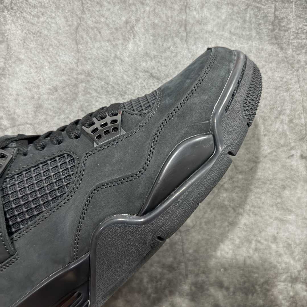 图片[6]-【原厂版】 Air Jordan 4 Retro \”Black Cat\” 乔4 AJ4复刻全新黑猫 2.0 全新升级改良 顶级原厂麂皮绒感到位 原鞋原楦原纸板同源开发 完美呈现乔4的版型 内侧正确双色网格 还原细节 原厂皮料 正确气垫颜色 正确网格工艺 正确拉帮工艺 全鞋原装材料制作 原档案原模具打造 支持全方位与正品对比 尺码：40 40.5 41 42 42.5 43 44 44.5 45 46 47.5-选品中心