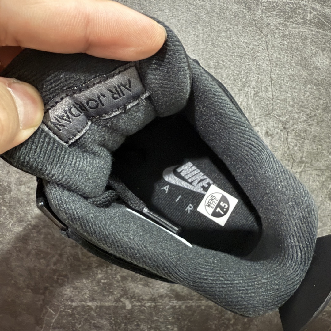 图片[7]-【原厂版】 Air Jordan 4 Retro \”Black Cat\” 乔4 AJ4复刻全新黑猫 2.0 全新升级改良 顶级原厂麂皮绒感到位 原鞋原楦原纸板同源开发 完美呈现乔4的版型 内侧正确双色网格 还原细节 原厂皮料 正确气垫颜色 正确网格工艺 正确拉帮工艺 全鞋原装材料制作 原档案原模具打造 支持全方位与正品对比 尺码：40 40.5 41 42 42.5 43 44 44.5 45 46 47.5-选品中心