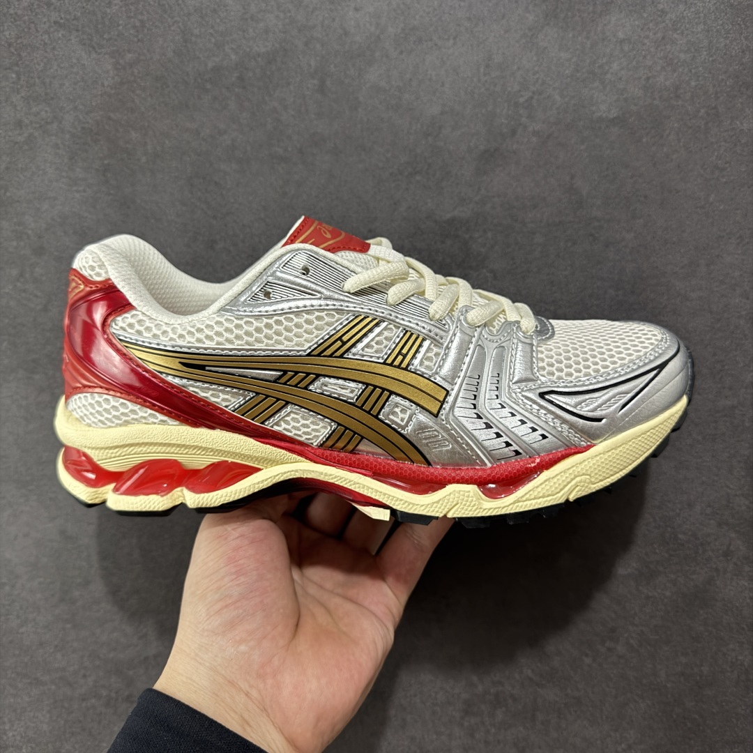【纯原版本】亚瑟士Asics Gel-Kayano 14系列GEL-K14 复古舒适 织物合成革减震防滑耐磨 低帮 休闲跑步鞋 市场顶级版本 原装纸板楦头开发 独家私模五层组合大底 原厂定制缓震硅胶加持 原盒原配 官方四联吊牌 一比一同步原鞋工艺和用料 后跟一样采用了GEL缓震胶 整体系列设计非常的科技感! 锻炼跑步的同时让你一样时尚百搭! 尺码:36-48-选品中心