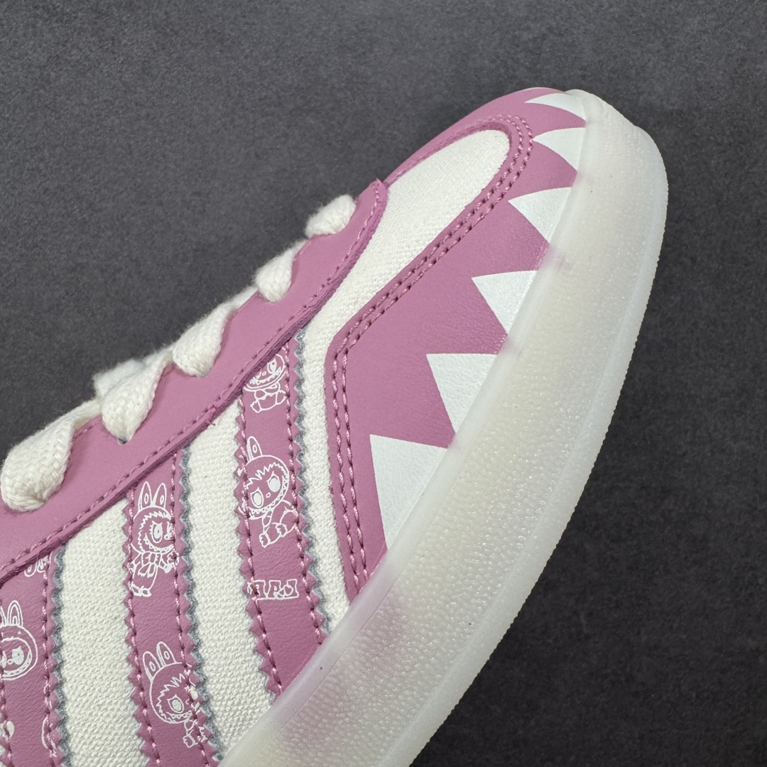 图片[5]-【定制版】adidas originals Samba OG 粉白拉布布 桑巴舞系列复古经典轻便板鞋 此款以简约大方的造型设计 给人以随性休闲的时尚格调 穿着舒适轻便，运动灵活自如 满足日常个性穿搭 货号：DM1234 017 尺码：36 36.5 37 38 38.5 39 40-选品中心