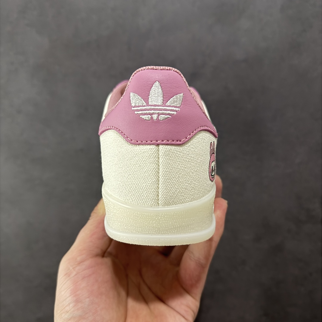 图片[4]-【定制版】adidas originals Samba OG 粉白拉布布 桑巴舞系列复古经典轻便板鞋 此款以简约大方的造型设计 给人以随性休闲的时尚格调 穿着舒适轻便，运动灵活自如 满足日常个性穿搭 货号：DM1234 017 尺码：36 36.5 37 38 38.5 39 40-选品中心