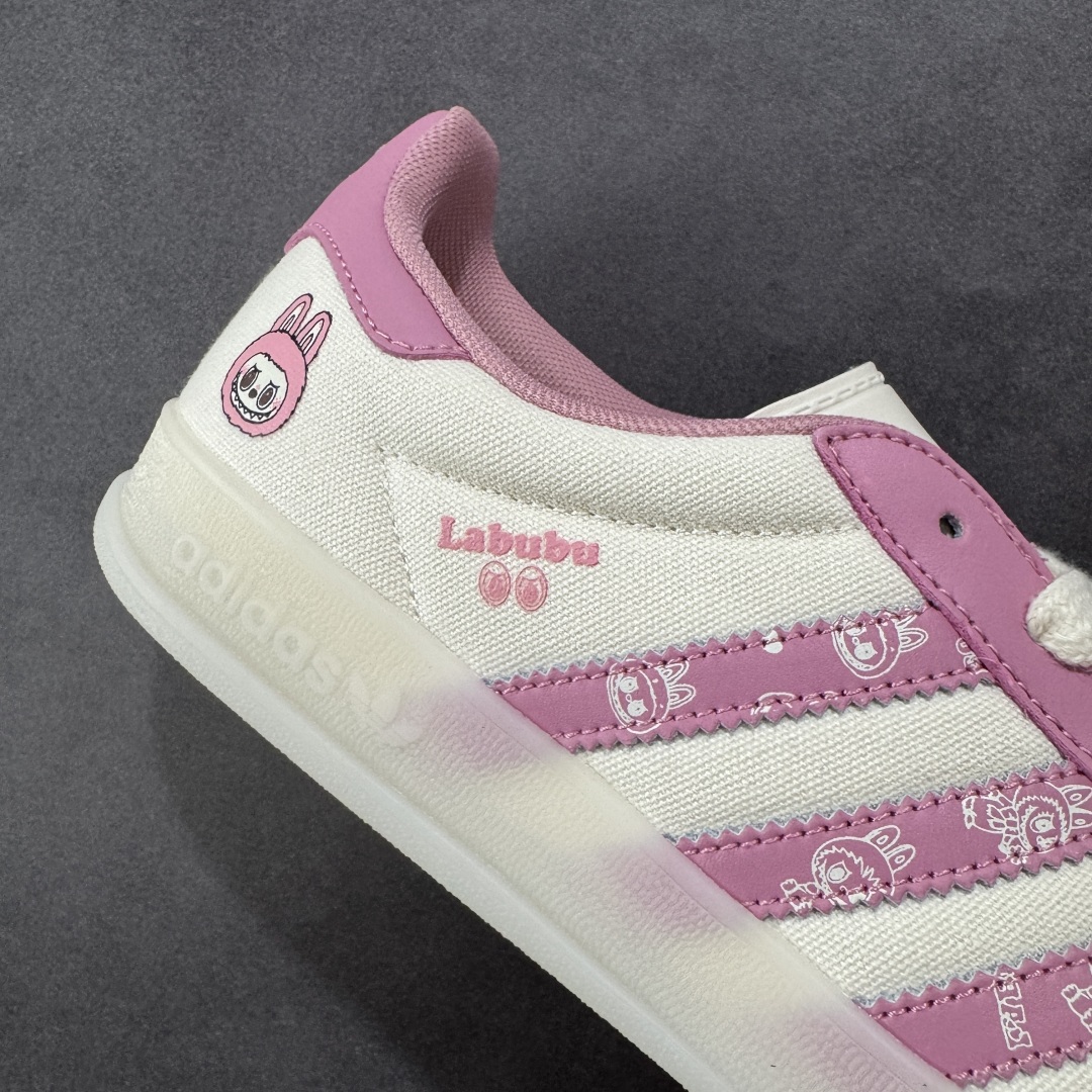 图片[6]-【定制版】adidas originals Samba OG 粉白拉布布 桑巴舞系列复古经典轻便板鞋 此款以简约大方的造型设计 给人以随性休闲的时尚格调 穿着舒适轻便，运动灵活自如 满足日常个性穿搭 货号：DM1234 017 尺码：36 36.5 37 38 38.5 39 40-选品中心