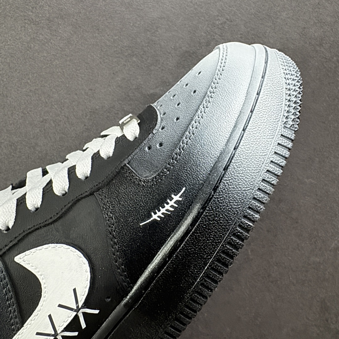 图片[5]-【定制版】Nike Air Force 1 Low 07 渐变白黑 原楦头原纸板 打造纯正低帮空军版型 专注外贸渠道 全掌内置蜂窝气垫 原盒配件 原厂中底钢印、拉帮完美 货号：CW2288 018 尺码：36 36.5 37.5 38 38.5 39 40 40.5 41 42 42.5 43 44 44.5 45-选品中心