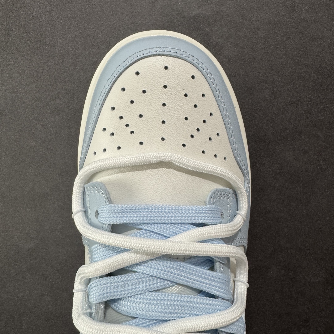 图片[8]-【YC纯原版】Nike SB Dunk Low \”Just Do It\” 绑带 洛水 米白蓝 周年高端定制 低帮休闲板鞋 #定制鞋盒 超高清洁度 皮料切割干净无任何毛边 细节完美 货号：BW0510-060 尺码： 36 36.5 37.5 38 36.5 39 40 40.5 41 42 42.5 43 44 45-选品中心