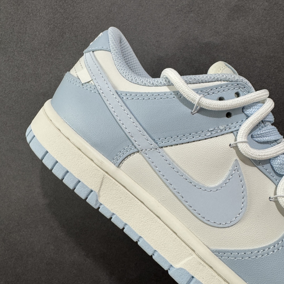 图片[6]-【YC纯原版】Nike SB Dunk Low \”Just Do It\” 绑带 洛水 米白蓝 周年高端定制 低帮休闲板鞋 #定制鞋盒 超高清洁度 皮料切割干净无任何毛边 细节完美 货号：BW0510-060 尺码： 36 36.5 37.5 38 36.5 39 40 40.5 41 42 42.5 43 44 45-选品中心