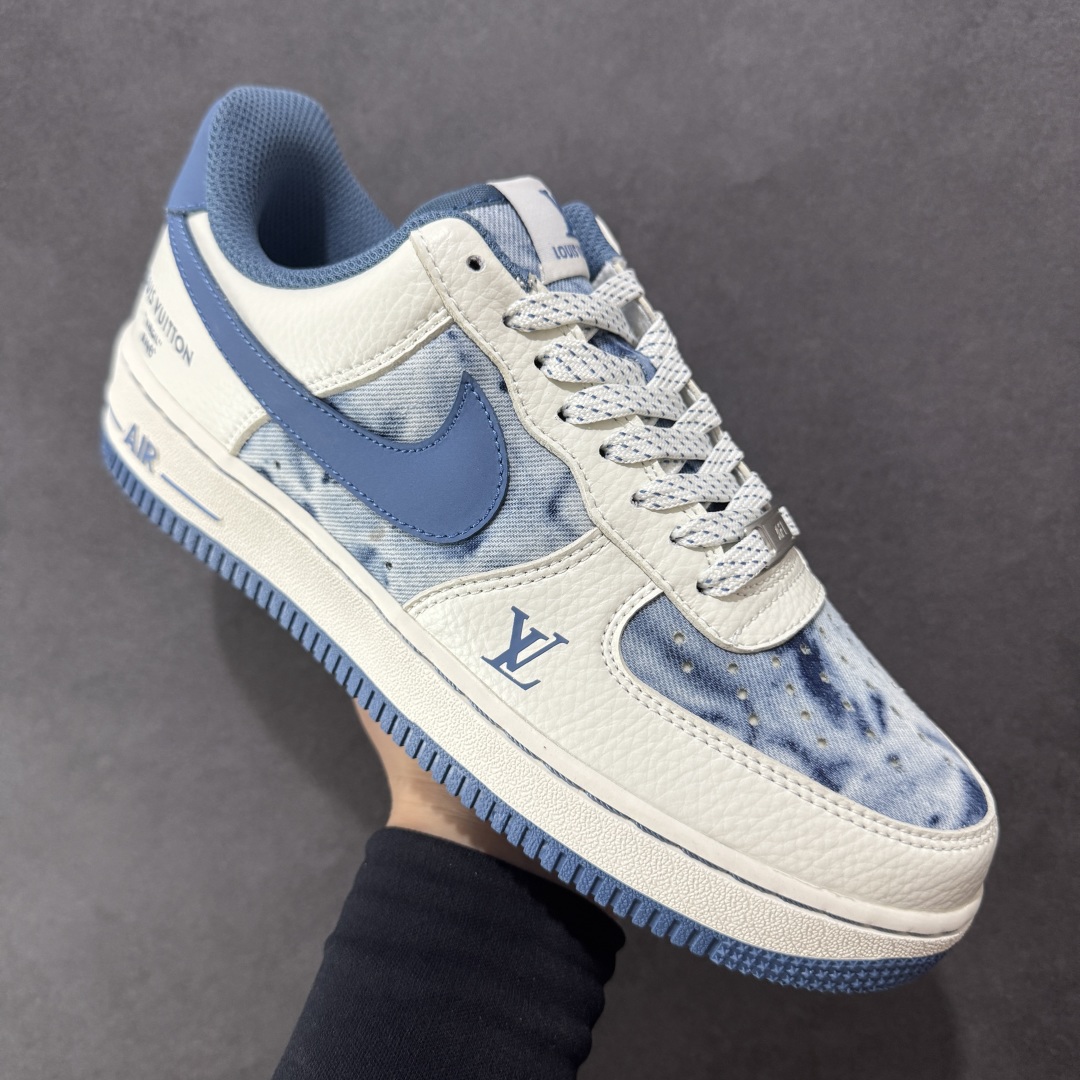 图片[3]-【定制版】Nike Air Force 1\’07 Low LV联名 蓝色海洋 空军一号低帮休闲板鞋 LW9279-019  #原楦头原纸板 原装鞋盒 原厂鞋底 超高清洁度 细节完美  尺码：36 36.5 37.5 38 38.5 39 40 40.5 41 42 42.5 43 44 44.5 45-选品中心