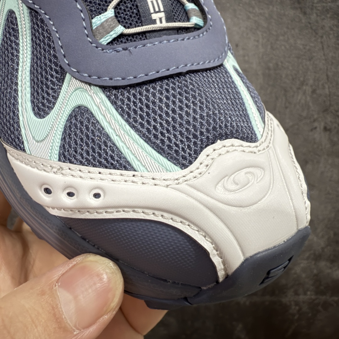 图片[5]-【666版本】SALOMON 萨洛蒙 XT-WHISPER 舒适百搭耐磨轻便低帮 休闲越野训练城市通勤跑步鞋 男女同款 灰蓝色 纯原外贸平台特供订单 耗时半年巨作 #全套原纸板楦头开发 #原厂特供网布配套加持 #确保原汁原味 完美呈现版型 #原档数据独家私模五层组合大底 #男女鞋同步官方开发至46 #原装Ortholite轻量化鞋垫 #中底布带钢印编号 原厂TPU锁扣 #进口港宝加持 后跟自然饱满 还原公司包裹性 #鞋面采用SENSIFT贴合技术 #全方位贴合包裹脚型 #鞋跟部鞋底牵引设计 #提供强大的抓地性能 #更适应野外崎岖不平的道路 #基于 SALOMON 初代 XT 鞋身造型并搭载 4D ADVANCED CHASSIS™ 大底打造而成 为这款 XT-WHISPER 带来了多项足部控制与保护等功能性 如在运动过程中控制左右晃动的过程而提高稳定性、改善长途越野过程中足中到足尖的过渡、提高感知岩石的精确度以抵抗尖锐物体对脚底的伤害以及采用动态缓冲来增强穿着舒适感 从而减轻疲劳感 使 XT-WHISPER 成为一双舒适且安全的户外之履 货号：479790 尺码：36 36.5 37.5 38 38.5 39 40 40.5 41 42 42.5 43 44 45 46-选品中心