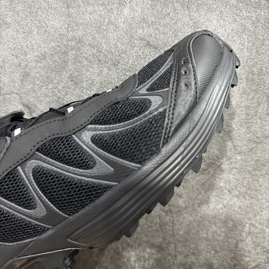 图片[6]-【666版本】SALOMON 萨洛蒙 XT-WHISPER 舒适百搭耐磨轻便低帮 休闲越野训练城市通勤跑步鞋 男女同款 黑色 纯原外贸平台特供订单 耗时半年巨作 #全套原纸板楦头开发 #原厂特供网布配套加持 #确保原汁原味 完美呈现版型 #原档数据独家私模五层组合大底 #男女鞋同步官方开发至46 #原装Ortholite轻量化鞋垫 #中底布带钢印编号 原厂TPU锁扣 #进口港宝加持 后跟自然饱满 还原公司包裹性 #鞋面采用SENSIFT贴合技术 #全方位贴合包裹脚型 #鞋跟部鞋底牵引设计 #提供强大的抓地性能 #更适应野外崎岖不平的道路 #基于 SALOMON 初代 XT 鞋身造型并搭载 4D ADVANCED CHASSIS™ 大底打造而成 为这款 XT-WHISPER 带来了多项足部控制与保护等功能性 如在运动过程中控制左右晃动的过程而提高稳定性、改善长途越野过程中足中到足尖的过渡、提高感知岩石的精确度以抵抗尖锐物体对脚底的伤害以及采用动态缓冲来增强穿着舒适感 从而减轻疲劳感 使 XT-WHISPER 成为一双舒适且安全的户外之履 货号：477620 尺码：36 36.5 37.5 38 38.5 39 40 40.5 41 42 42.5 43 44 45 46-选品中心