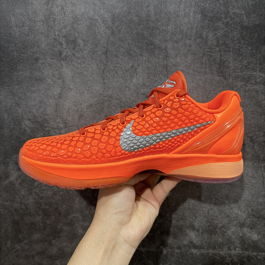 
【纯原】NK Zoom Kobe 6 Protro total Orange
灭世纯原 科比6代 暴力