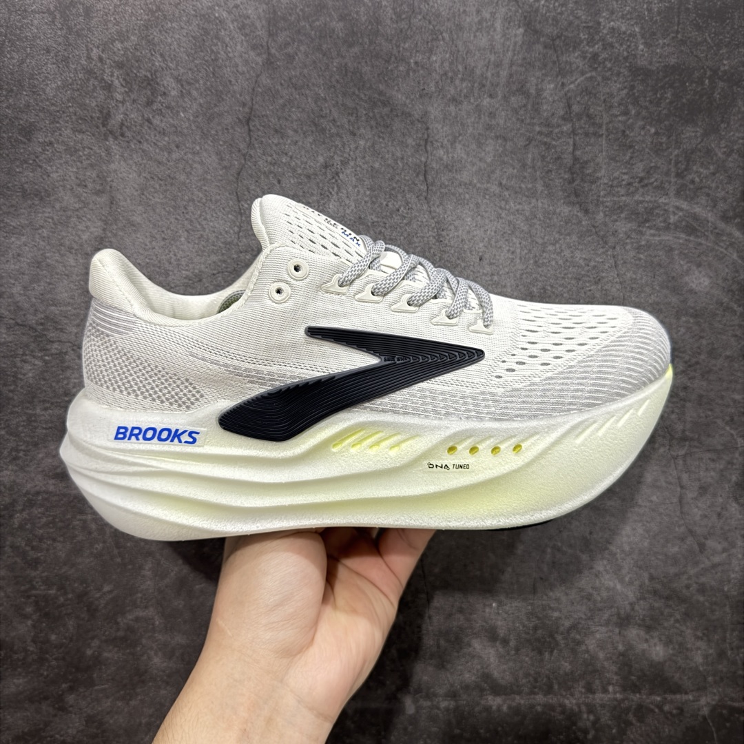 【纯原版】Brooks 布鲁克斯 Glycerin Max超级甘油 超弹轻盈跑步鞋 低帮透气缓震支撑休闲运动慢跑鞋 采用改进工程空气网眼组合热熔工艺 鞋面材质搭载DNA LOFT V2密度泡棉缓震系统 中底外置防滑耐磨橡胶底片 尺码:36-46-选品中心