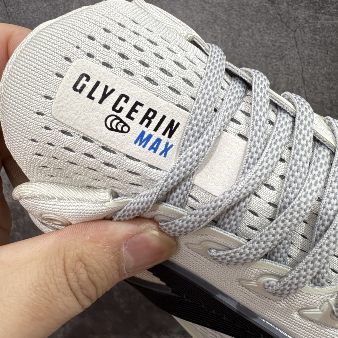 图片[6]-【纯原版】Brooks 布鲁克斯 Glycerin Max超级甘油 超弹轻盈跑步鞋 低帮透气缓震支撑休闲运动慢跑鞋 采用改进工程空气网眼组合热熔工艺 鞋面材质搭载DNA LOFT V2密度泡棉缓震系统 中底外置防滑耐磨橡胶底片 尺码：36-46-选品中心