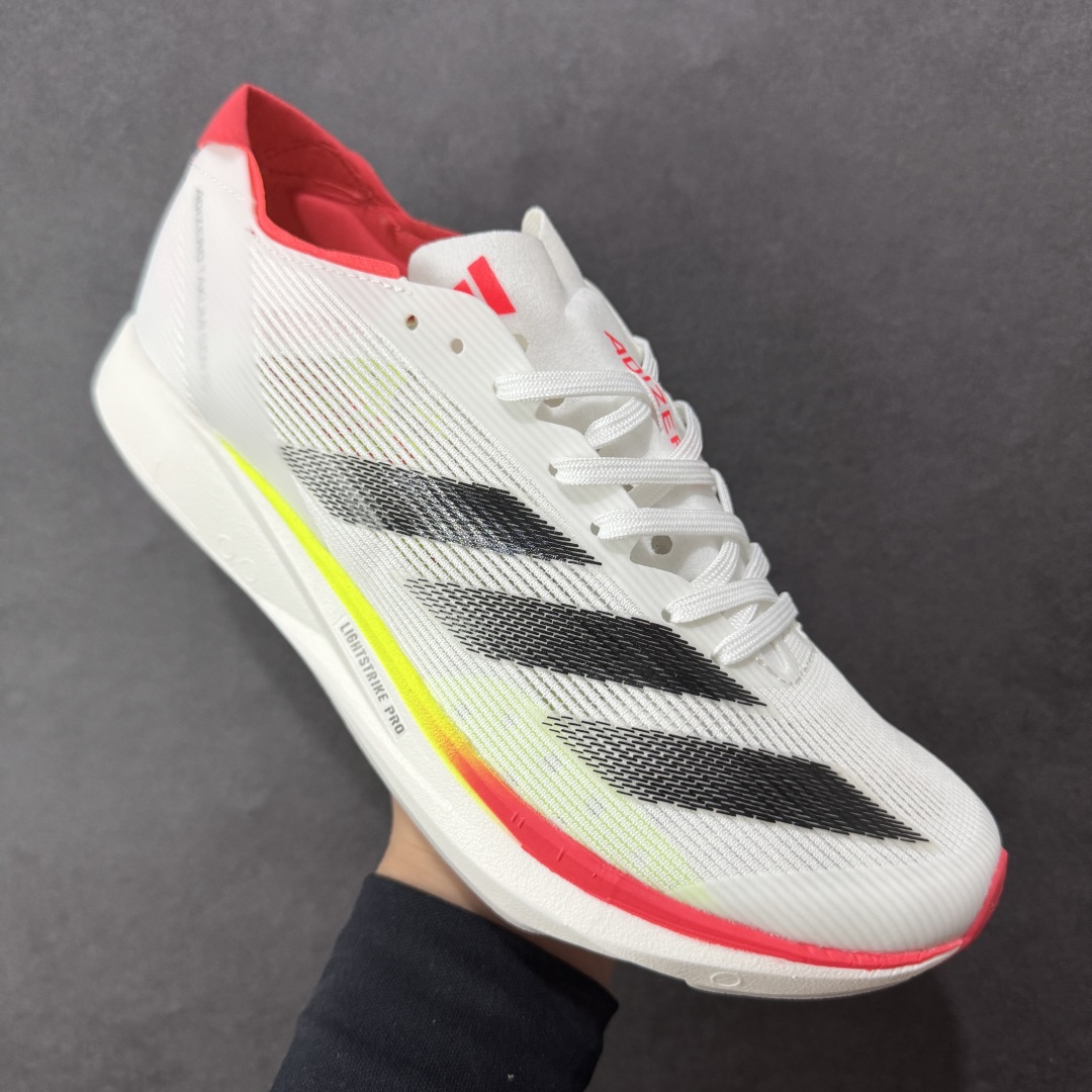 图片[3]-【公司级】Adidas Adizero Takumi Sen 10 M耐磨减震专业跑步鞋 男款 北京马拉松40周年限定。冲向目标，一路向前，不断挑战和突破自我。无论是平时训练还是马拉松，让这款adidas跑步鞋伴你畅快开跑。兼具舒适性和结构感，搭载Lightstrike科技，为步伐注入活力。 货号：IH5712 尺码：36 36.5 37.5 38 38.5 39 40 40.5 41 42 42.5 43 44 45-选品中心