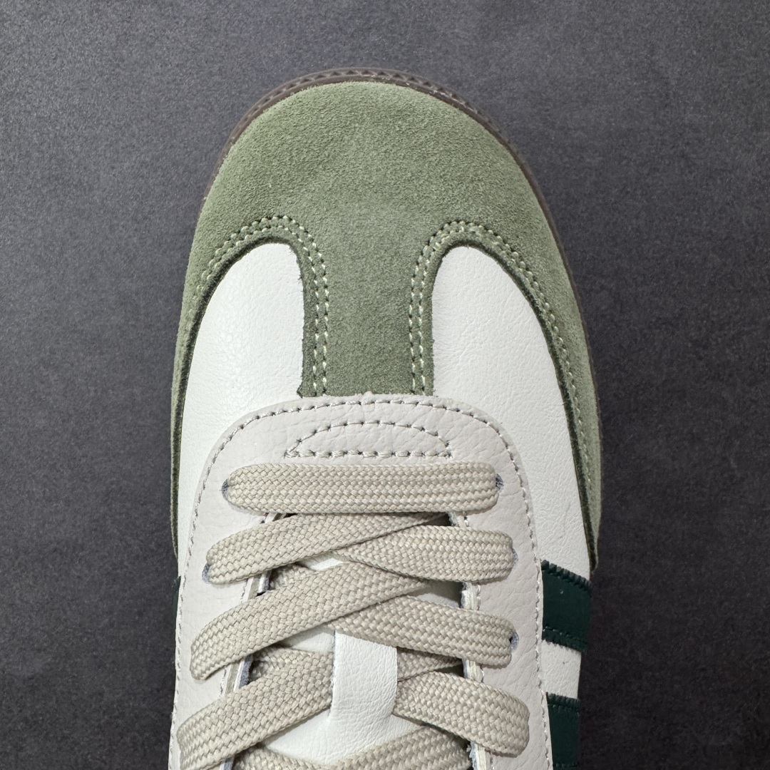 图片[8]-【定制版】adidas originals Samba OG x GUCCI 绿白 桑巴舞系列复古经典轻便板鞋 此款以简约大方的造型设计 给人以随性休闲的时尚格调 穿着舒适轻便，运动灵活自如 满足日常个性穿搭 货号：GJ75804 尺码：36 36.5 37 38 38.5 39 40 40.5 41 42 42.5 43 44 44.5 45-选品中心