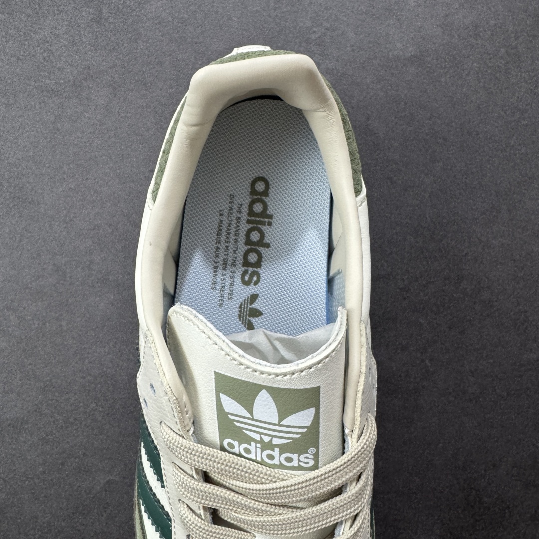 图片[7]-【定制版】adidas originals Samba OG x GUCCI 绿白 桑巴舞系列复古经典轻便板鞋 此款以简约大方的造型设计 给人以随性休闲的时尚格调 穿着舒适轻便，运动灵活自如 满足日常个性穿搭 货号：GJ75804 尺码：36 36.5 37 38 38.5 39 40 40.5 41 42 42.5 43 44 44.5 45-选品中心