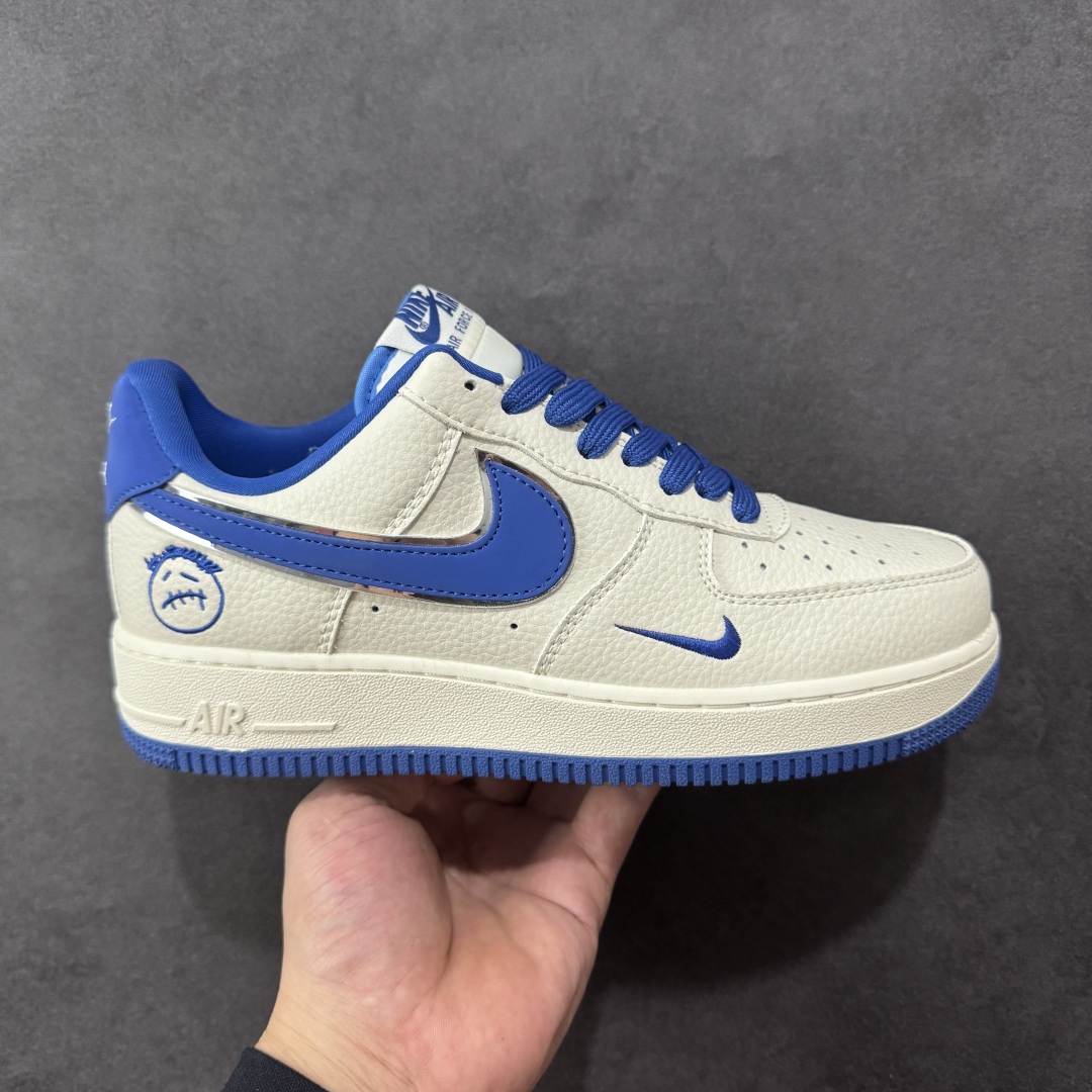 【定制版】海外限量发售!公司级NIke Air Force 1 \'07 Low “米兰鬼脸”空军一号 低帮 运动鞋 休闲鞋 折边针车 工艺难度大 原楦头原纸板 原装鞋盒 定制五金配件 内置全掌气垫 原厂鞋底 货号:DF0188-071 尺码:36 36.5 37.5 38 38.5 39 40 40.5 41 42 42.5 43 44 44.5 45-选品中心
