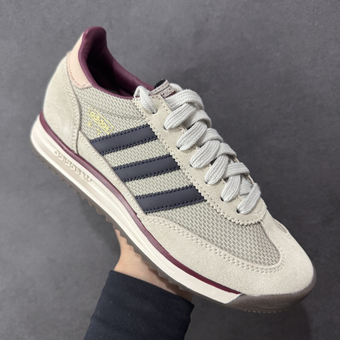 图片[3]-【正确版】adidas originals SL 72RS 超轻便透气复古慢跑鞋 鞋头的设计饱满圆润 鞋面是翻毛皮和尼龙材质结合 上脚舒适柔软 橡胶大底非常耐磨防滑 包裹性很好 整体纤长 货号： JI2485 尺码： 36-45-选品中心