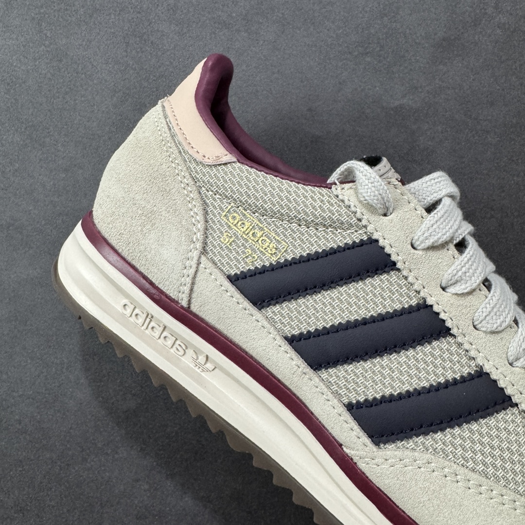 图片[6]-【正确版】adidas originals SL 72RS 超轻便透气复古慢跑鞋 鞋头的设计饱满圆润 鞋面是翻毛皮和尼龙材质结合 上脚舒适柔软 橡胶大底非常耐磨防滑 包裹性很好 整体纤长 货号： JI2485 尺码： 36-45-选品中心