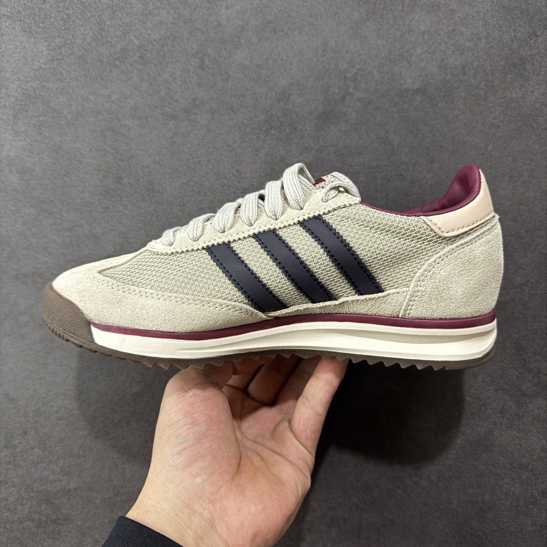 图片[2]-【正确版】adidas originals SL 72RS 超轻便透气复古慢跑鞋 鞋头的设计饱满圆润 鞋面是翻毛皮和尼龙材质结合 上脚舒适柔软 橡胶大底非常耐磨防滑 包裹性很好 整体纤长 货号： JI2485 尺码： 36-45-选品中心