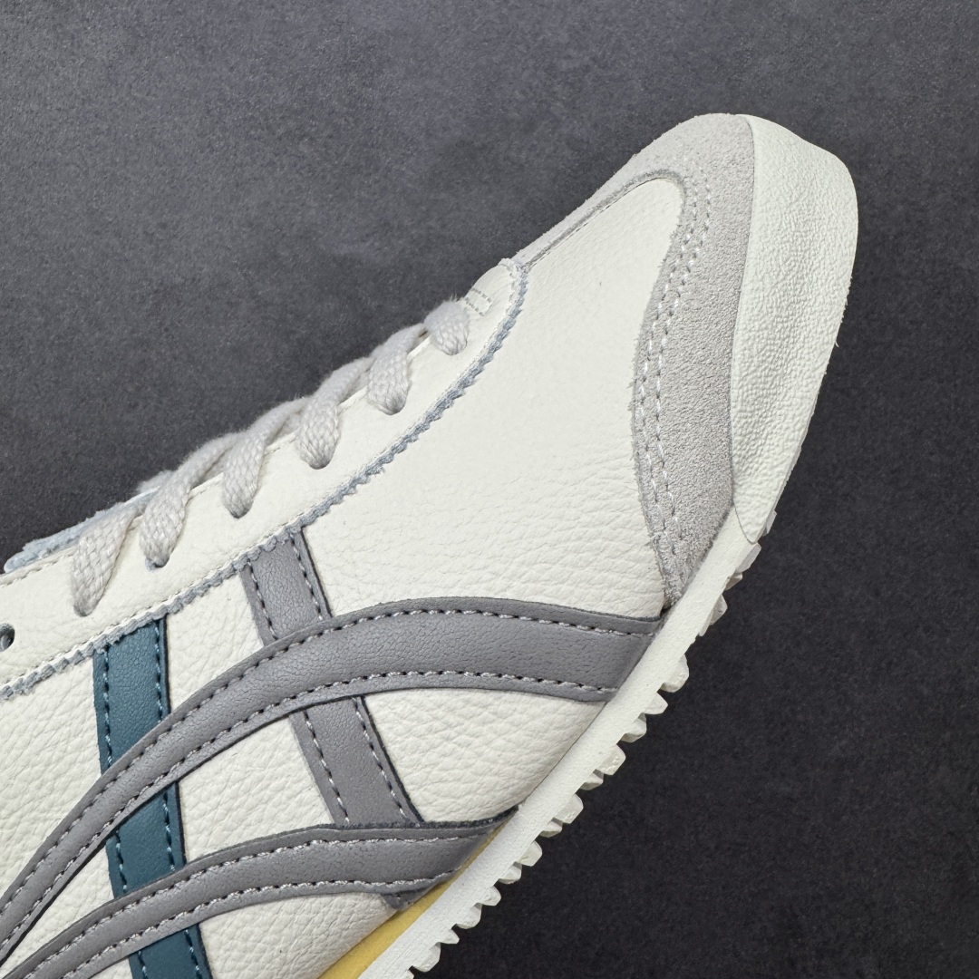 图片[5]-【公司级】Asics Onitsuka Tiger MEXICO 66 亚瑟士鬼冢虎复古经典板鞋 头层材料 质感柔软度满分 长期生产补货永不断码 超成熟稳定的做工品控 原装全套纸板楦头开发 原汁原味 完美呈现版型 私模正确鞋底咬花纹路 一比一鞋头弧度高度鞋身弧度 绝不口嗨 细节品控鞋型随意秒杀市面 原档咬花纹路私模大底 一个单元有六个三角形 总体形拼接呈现花瓣状 官方四联吊牌 原装Ortholite轻量化鞋垫 原盒原配 质保卡 说明书 钢印防尘纸 纸板中底带钢印 乳胶组合鞋垫 支持全方位的对比专柜 产品从款式颜色造型上体现出追求舒适和细节的完美 鞋类更是推崇手工制作的严谨与完美 融舒适性与可穿性的设计风格 注重细节的完美和别致魅力 既保持稳重 又不失轻松的时尚感 尺码：36 37 37.5 38 39 39.5 40 40.5 41.5 42 42.5 43.5 44 45 46-选品中心
