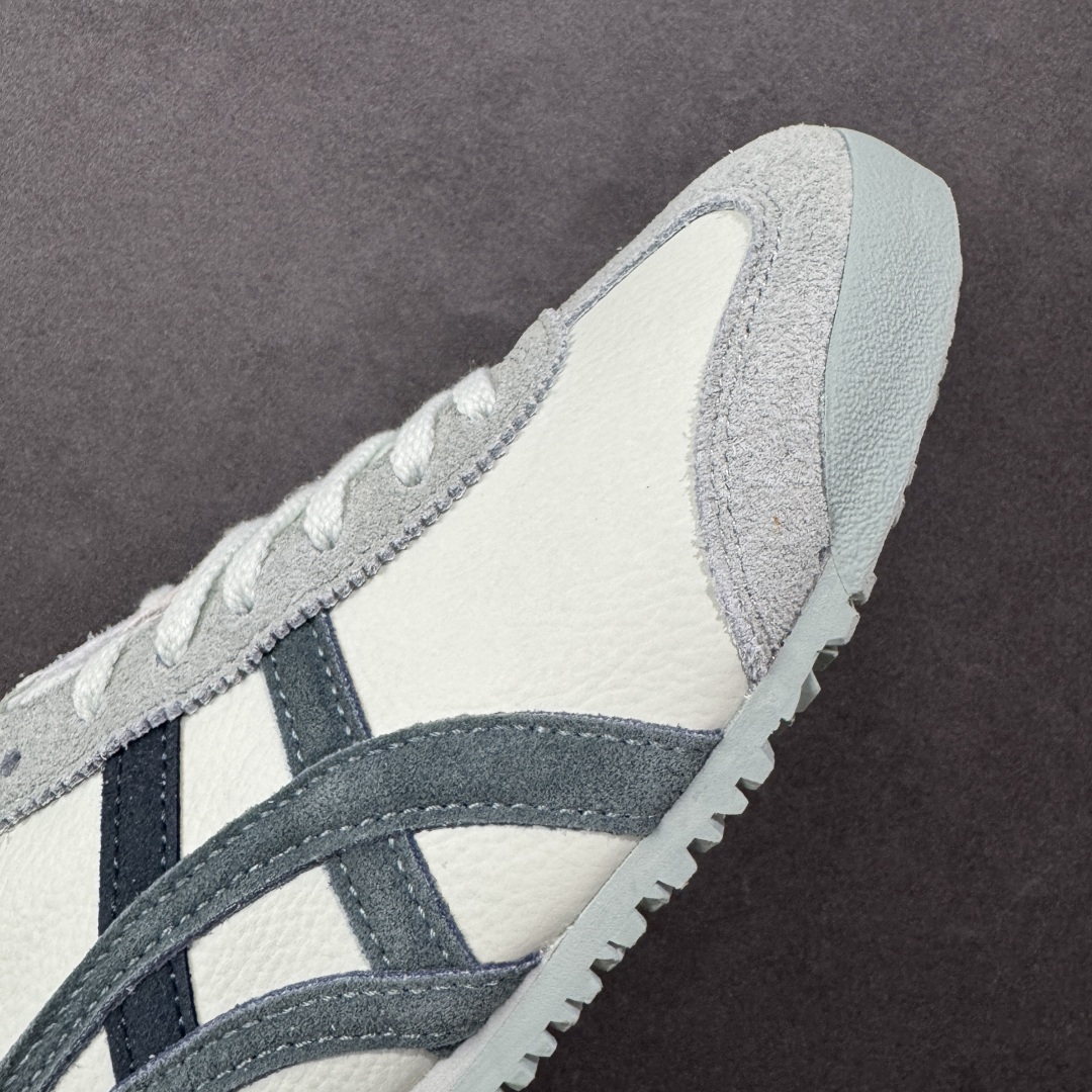 图片[5]-【公司级】Asics Onitsuka Tiger MEXICO 66 亚瑟士鬼冢虎复古经典板鞋 头层材料 质感柔软度满分 长期生产补货永不断码 超成熟稳定的做工品控 原装全套纸板楦头开发 原汁原味 完美呈现版型 私模正确鞋底咬花纹路 一比一鞋头弧度高度鞋身弧度 绝不口嗨 细节品控鞋型随意秒杀市面 原档咬花纹路私模大底 一个单元有六个三角形 总体形拼接呈现花瓣状 官方四联吊牌 原装Ortholite轻量化鞋垫 原盒原配 质保卡 说明书 钢印防尘纸 纸板中底带钢印 乳胶组合鞋垫 支持全方位的对比专柜 产品从款式颜色造型上体现出追求舒适和细节的完美 鞋类更是推崇手工制作的严谨与完美 融舒适性与可穿性的设计风格 注重细节的完美和别致魅力 既保持稳重 又不失轻松的时尚感 尺码：36 37 37.5 38 39 39.5 40 40.5 41.5 42 42.5 43.5 44 45 46-选品中心