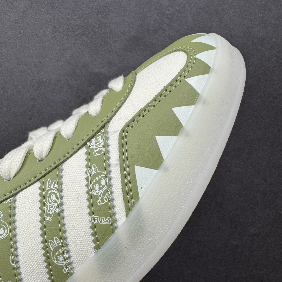 图片[5]-【定制版】adidas originals Samba OG 绿白拉布布 桑巴舞系列复古经典轻便板鞋 此款以简约大方的造型设计 给人以随性休闲的时尚格调 穿着舒适轻便，运动灵活自如 满足日常个性穿搭 货号：DM1234 019 尺码：36 36.5 37 38 38.5 39 40-选品中心