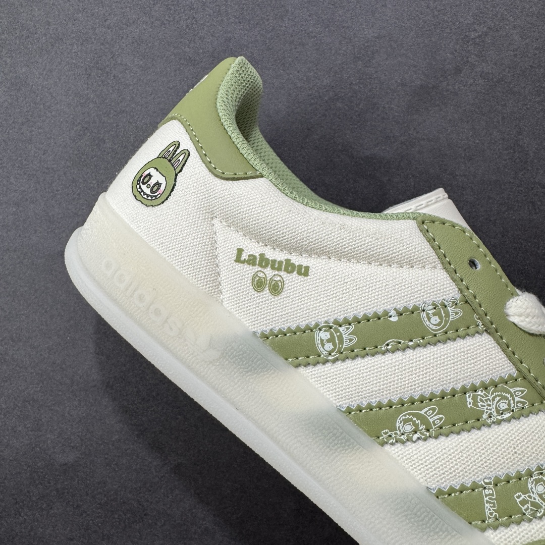 图片[6]-【定制版】adidas originals Samba OG 绿白拉布布 桑巴舞系列复古经典轻便板鞋 此款以简约大方的造型设计 给人以随性休闲的时尚格调 穿着舒适轻便，运动灵活自如 满足日常个性穿搭 货号：DM1234 019 尺码：36 36.5 37 38 38.5 39 40-选品中心