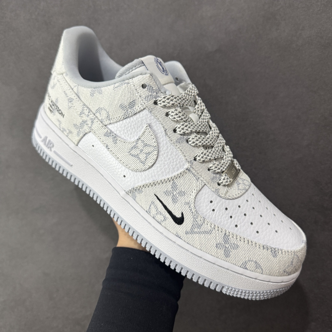 图片[3]-【定制版】Louis Vuitton x Nk Air Force 1’07 定制配色 Lv联名 空军一号低帮经典低帮休闲百搭板鞋 SC0601-552 定制鞋盒 大厂流水作业生产 超高清洁度 皮料切割干净无任何毛边 细节完美   尺码：36 36.5 37.5 38 38.5 39 40 40.5 41 42 42.5 43 44 44.5 45-选品中心
