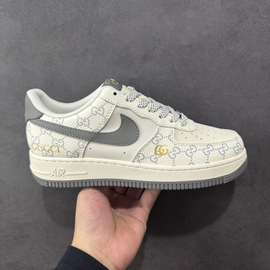 【定制版】Gucci x Nk Air Force 1’07 定制配色 古驰联名 空军一号低帮经典低帮休闲百搭板鞋 ZH2598-322 定制鞋盒 大厂流水作业生产 超高清洁度 皮料切割干净无任何毛边 细节完美   尺码:36 36.5 37.5 38 38.5 39 40 40.5 41 42 42.5 43 44 44.5 45-选品中心