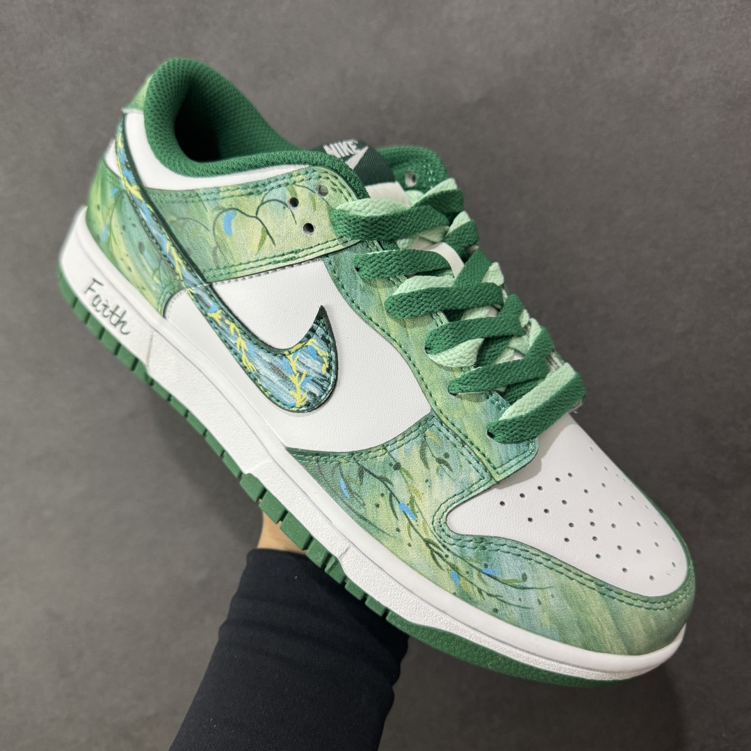 图片[3]-【YC纯原版】Nike SB Dunk Low 炽蓝仙野 多巴胺 柳条 绿色 HF5441-101（Team626-柳拂衣）  定制鞋盒 大厂纯原品质出货 超高清洁度 皮料切割干净无任何毛边 细节完美   尺码：40 40.5 41 42 42.5 43 44 44.5 45 46-选品中心