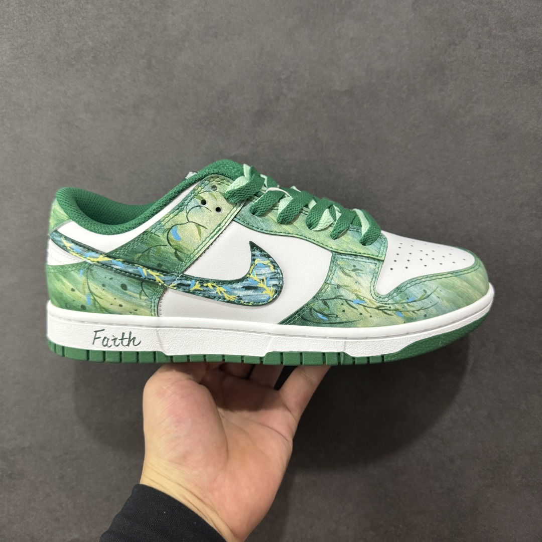 【YC纯原版】Nike SB Dunk Low 炽蓝仙野 多巴胺 柳条 绿色 HF5441-101(Team626-柳拂衣)  定制鞋盒 大厂纯原品质出货 超高清洁度 皮料切割干净无任何毛边 细节完美   尺码:40 40.5 41 42 42.5 43 44 44.5 45 46-选品中心