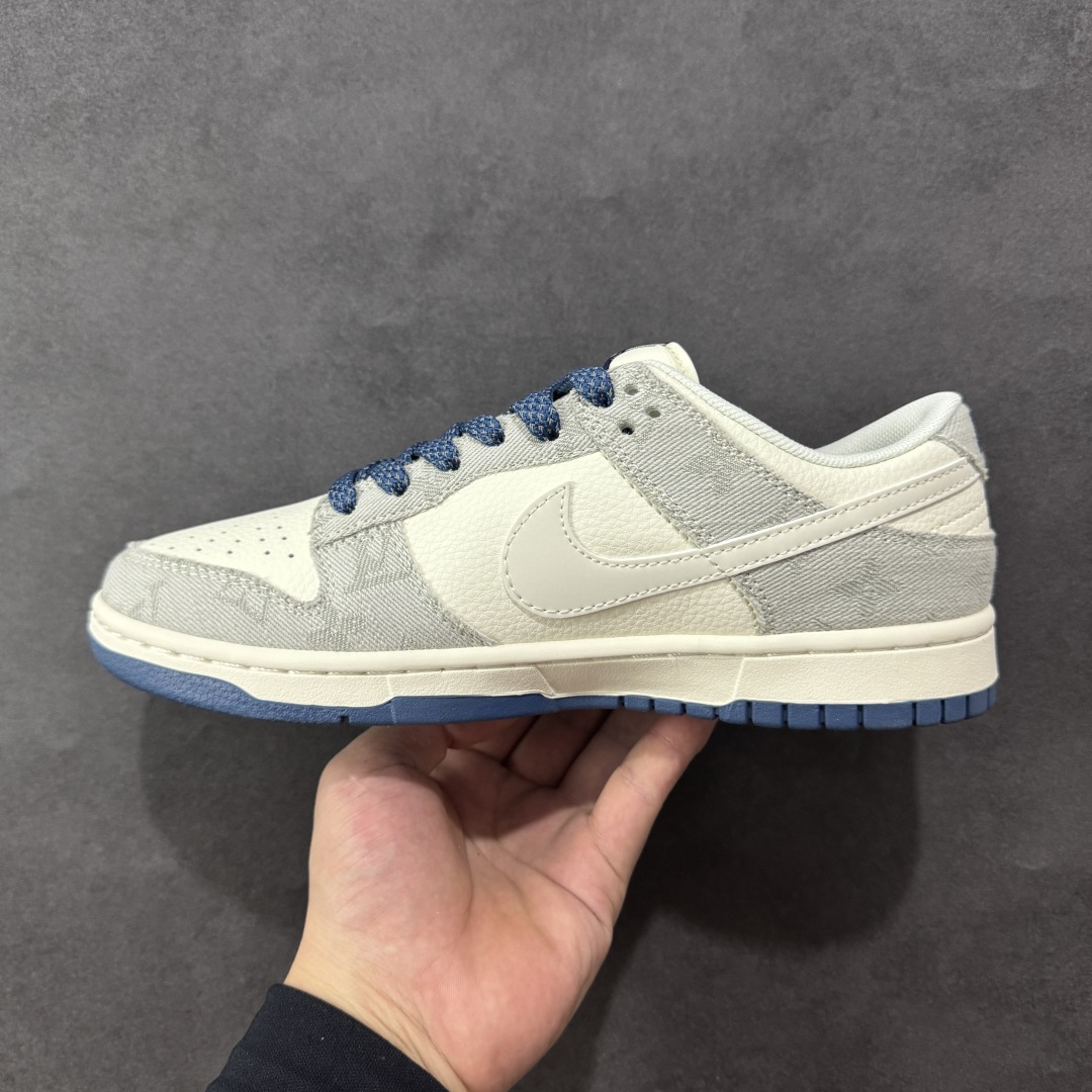 图片[2]-【定制版】Louis Vuitton x Nk SB Dunk Low 定制配色 Lv联名 Dunk系列复古低帮休闲百搭板鞋 JP1628-017 公司级版本 定制鞋盒 大厂流水作业生产 超高清洁度 皮料切割干净无任何毛边 细节完美   尺码：36 36.5 37.5 38 38.5 39 40 40.5 41 42 42.5 43 44 44.5 45-选品中心