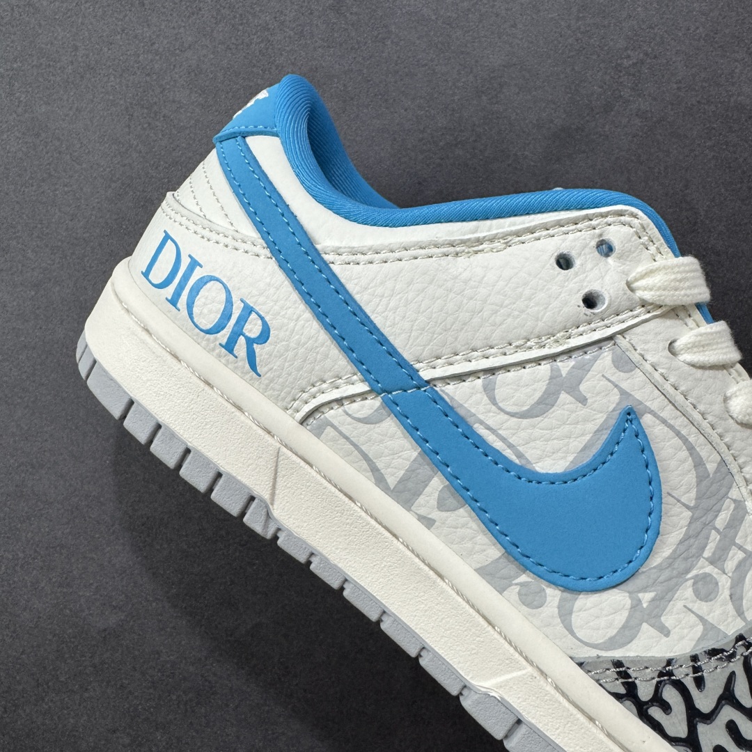 图片[6]-【定制版】Nike SB Dunk Low “迪奥联名—白灰蓝裂纹”高端定制 低帮休闲板鞋 定制鞋盒 大厂纯原品质出货 超高清洁度 皮料切割干净无任何毛边 细节完美 货号：XD1588-223 尺码： 36 36.5 37.5 38 38.5 39 40 40.5 41 42 42.5 43 44 44.5 45-选品中心