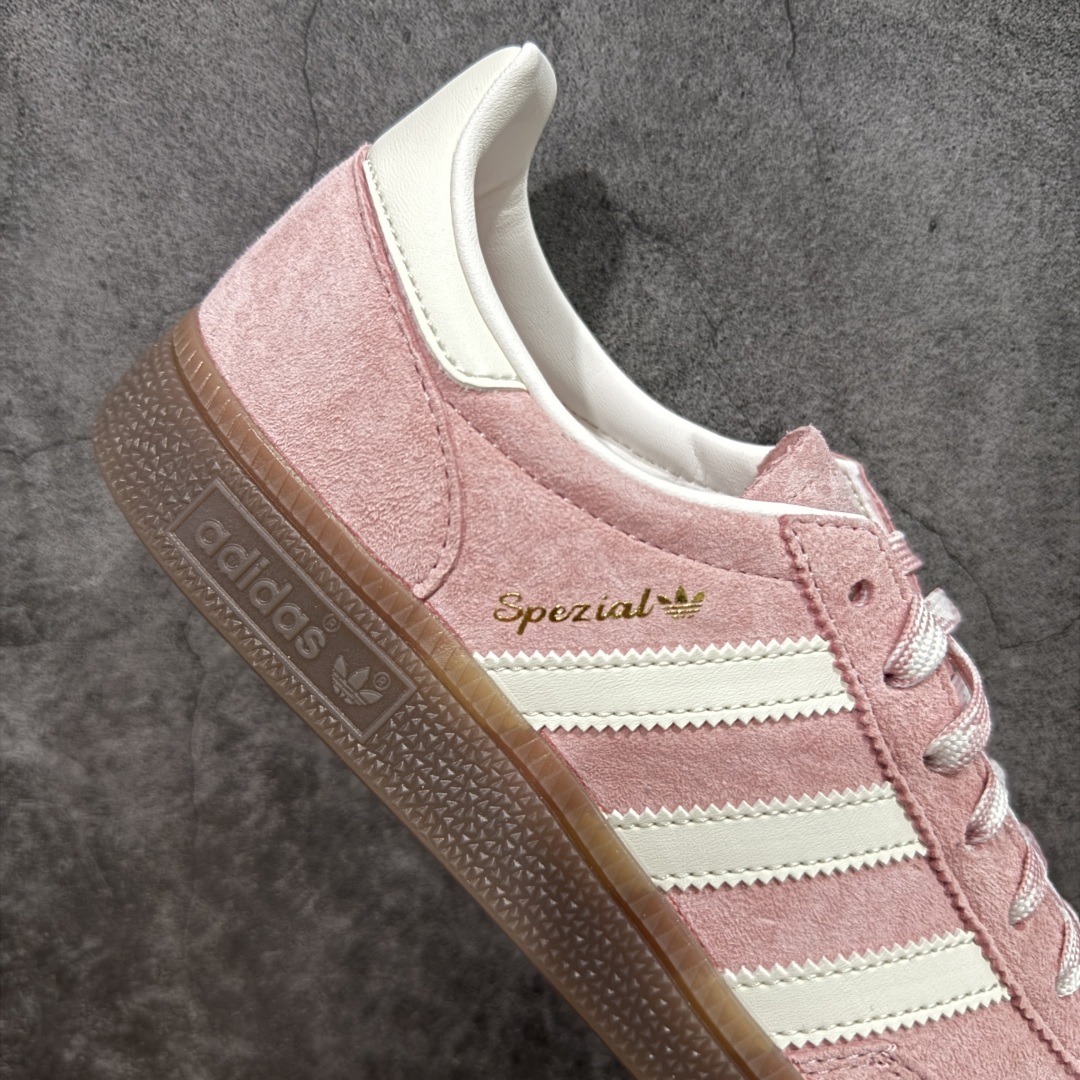  
【渠道纯原版】Adidas Handball Spezial  阿迪达斯经典款牛皮复古休闲板鞋 白粉