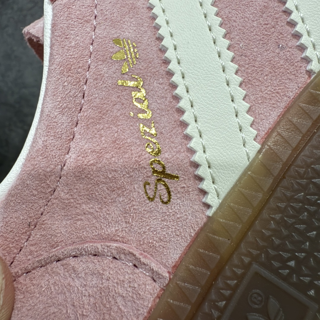  
【渠道纯原版】Adidas Handball Spezial  阿迪达斯经典款牛皮复古休闲板鞋 白粉