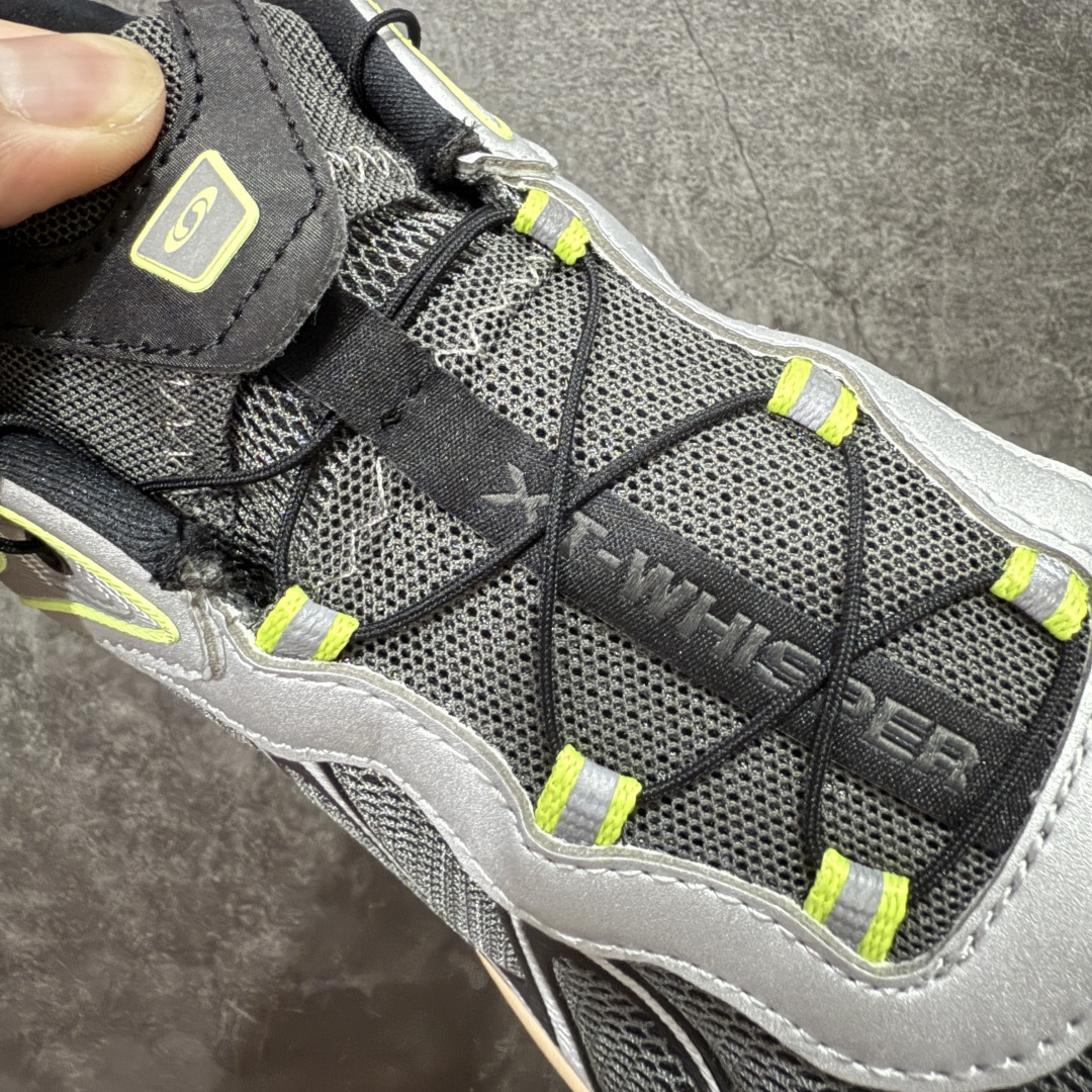 图片[6]-【666版本】SALOMON 萨洛蒙 XT-WHISPER 舒适百搭耐磨轻便低帮 休闲越野训练城市通勤跑步鞋 男女同款 棕银色 纯原外贸平台特供订单 耗时半年巨作 #全套原纸板楦头开发 #原厂特供网布配套加持 #确保原汁原味 完美呈现版型 #原档数据独家私模五层组合大底 #男女鞋同步官方开发至46 #原装Ortholite轻量化鞋垫 #中底布带钢印编号 原厂TPU锁扣 #进口港宝加持 后跟自然饱满 还原公司包裹性 #鞋面采用SENSIFT贴合技术 #全方位贴合包裹脚型 #鞋跟部鞋底牵引设计 #提供强大的抓地性能 #更适应野外崎岖不平的道路 #基于 SALOMON 初代 XT 鞋身造型并搭载 4D ADVANCED CHASSIS™ 大底打造而成 为这款 XT-WHISPER 带来了多项足部控制与保护等功能性 如在运动过程中控制左右晃动的过程而提高稳定性、改善长途越野过程中足中到足尖的过渡、提高感知岩石的精确度以抵抗尖锐物体对脚底的伤害以及采用动态缓冲来增强穿着舒适感 从而减轻疲劳感 使 XT-WHISPER 成为一双舒适且安全的户外之履 货号：477611 尺码：36 36.5 37.5 38 38.5 39 40 40.5 41 42 42.5 43 44 45 46-选品中心