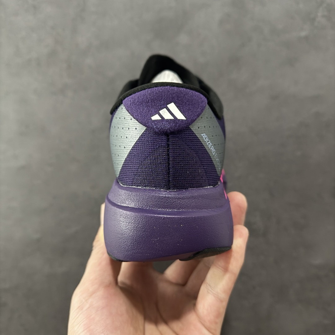 图片[4]-【公司级】Adidas Adizero Evo SL 阿迪超轻透气缓震跑鞋  整体外观造型与adiZero Adios Pro EVO 1非常相似 中底配置方面搭载全掌Lightstrike Pro 鞋面采用透气网面示人 契合日常训练鞋的定位 更加耐用 外底给到了马牌橡胶 及上代竞速旗舰adidas Adizero Adios Pro 3区域分布 货号： JS4491  尺码：36 36.5 37 38 38.5 39 40 40.5 41 42 42.5 43 44 44.5 45-选品中心