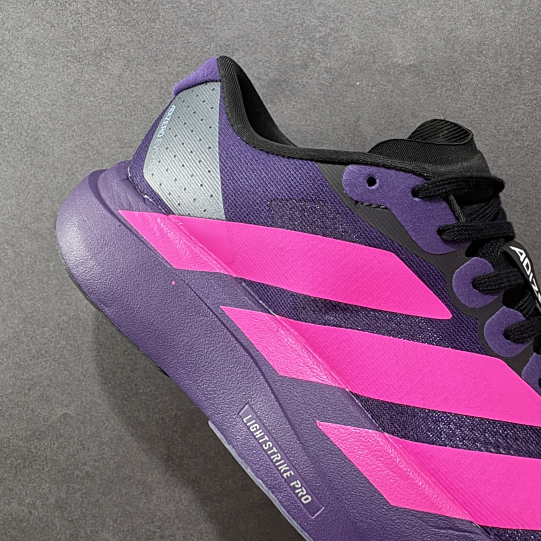 图片[6]-【公司级】Adidas Adizero Evo SL 阿迪超轻透气缓震跑鞋  整体外观造型与adiZero Adios Pro EVO 1非常相似 中底配置方面搭载全掌Lightstrike Pro 鞋面采用透气网面示人 契合日常训练鞋的定位 更加耐用 外底给到了马牌橡胶 及上代竞速旗舰adidas Adizero Adios Pro 3区域分布 货号： JS4491  尺码：36 36.5 37 38 38.5 39 40 40.5 41 42 42.5 43 44 44.5 45-选品中心