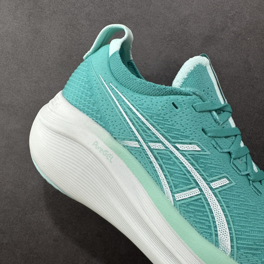 图片[6]-【公司级】Asics GEL-Nimbus 27 亚瑟士缓震跑鞋 近年复古风潮的势头很旺 ASICS一直坚信保持身体的健康与活力是打造健康快乐的生活方式的最佳途径 ASICS为复古鞋型注入新设计 为玩家的街头穿搭提供了更多可能 GEL-NIMBUSTM9运动鞋最初是为中立和仰卧跑步者设计的长距离训练器 采用原始材料和关键细节重新设计 其Y2K时代的工业外观也被大胆的对比和色块所抵消 尺码：36 36.5 37.5 38 38.5 39 40 40.5 41.5 42 42.5 43.5 44 44.5 45 46-选品中心