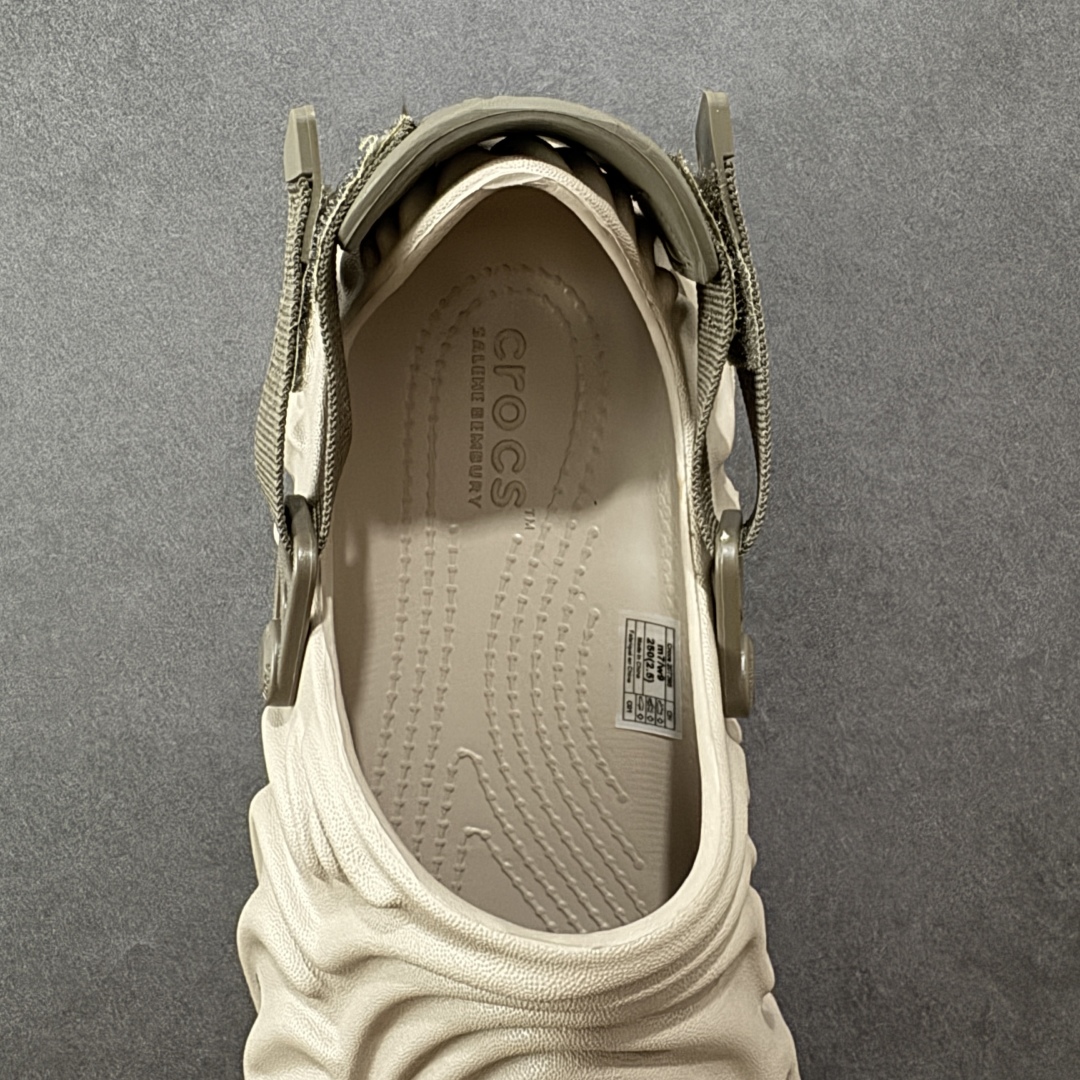 图片[7]-【小盒版】Salehe Bembury x Crocs Polle x Clog 卡骆驰指纹 莞产盒装卡骆驰指纹系列 美国休闲鞋履品牌·卡骆驰联乘新晋国际知名鞋类设计师Salehe Bembury x Crocs Pollex Clog 指纹式脊骨系列夏日沙滩室内外穿搭休闲涉水洞洞鞋凉拖鞋经典logo，活力十足；洞洞设计，使湿气排出，干爽舒适。轻盈舒适，缓 沖冲充满弹性；鞋底防滑耐磨 尺码：M4/W6=36-37(22cm) M5/W7=37-38(23cm) M6/W8=38-39(24cm) M7/W9=39-40(25cm) M8/W10=41-42(26cm) M9/W11=42-43(27cm) M10/W12=43-44(28cm) M11/W13=45-46(29cm)-选品中心