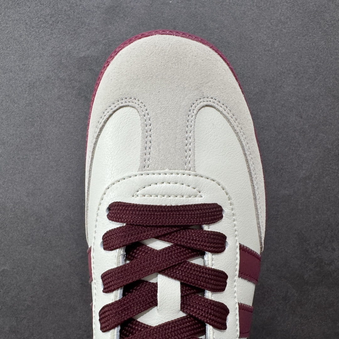 图片[8]-【定制版】adidas originals Samba OG x Supreme 灰红 桑巴舞系列复古经典轻便板鞋 此款以简约大方的造型设计 给人以随性休闲的时尚格调 穿着舒适轻便，运动灵活自如 满足日常个性穿搭 货号：GJ75813 尺码：36 36.5 37 38 38.5 39 40 40.5 41 42 42.5 43 44 44.5 45-选品中心