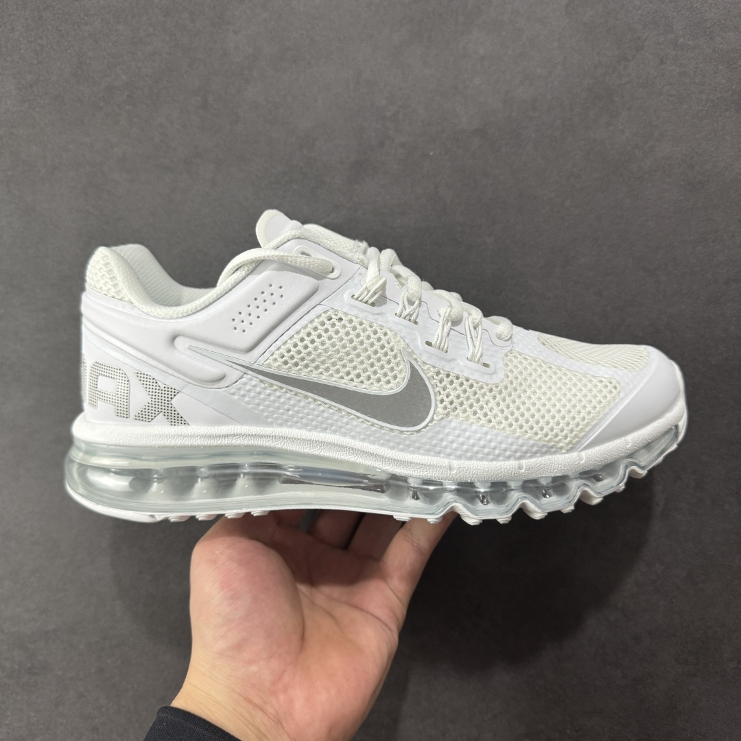 【公司级】NIKE Air Max 2013 耐克复古透气网布 全掌气垫 缓震跑步鞋   #搭配全掌式 Max Air 气垫 为步伐注入充沛活力 半透明中底和外底 为整体造型画龙点睛 打造舒心时尚 货号: HF4884-100  尺码:35.5 36 36.5 37.5 38 38.5 39 40 40.5 41 42 42.5 43 44 44.5 45 46-选品中心