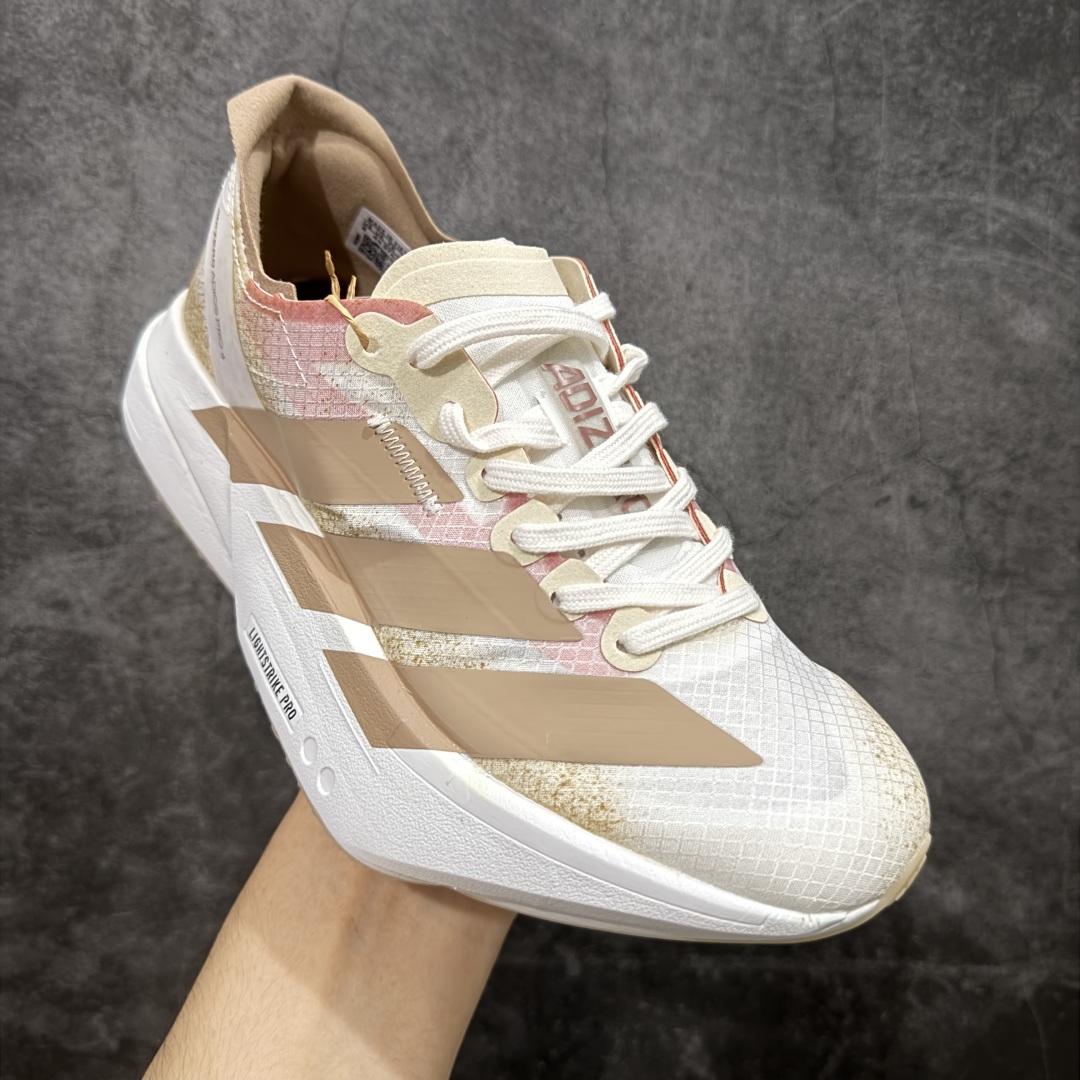 图片[3]-【HD真碳组合底版】 AD Adizero Adios Pro 4M 轻盈跑鞋耐磨减震专业跑步鞋 市场最正确版 组合大底 真碳柱 冲向目标，一路向前，不断挑战和突破自我 无论是平时训练还是马拉松，让这款adidas跑步鞋伴你畅快开跑 兼具舒适性和结构感，搭载Lightstrike科技，为步伐注入活力 货号：JR6359 尺码：36 36.5 37.5 38 38.5 39 40-选品中心