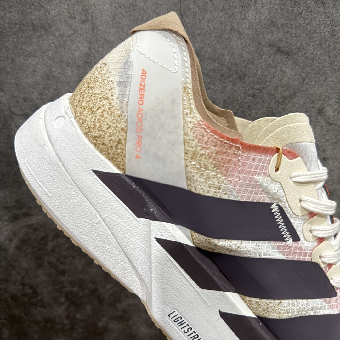 图片[7]-【HD真碳组合底版】 AD Adizero Adios Pro 4M 轻盈跑鞋耐磨减震专业跑步鞋 市场最正确版 组合大底 真碳柱 冲向目标，一路向前，不断挑战和突破自我 无论是平时训练还是马拉松，让这款adidas跑步鞋伴你畅快开跑 兼具舒适性和结构感，搭载Lightstrike科技，为步伐注入活力 货号：JR6367 尺码：39-46-选品中心