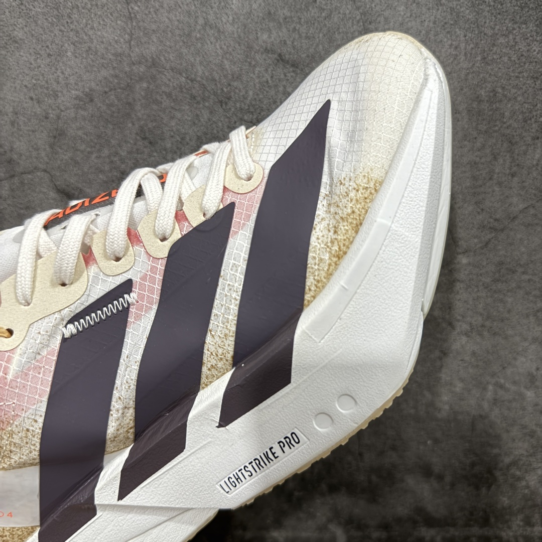 图片[6]-【HD真碳组合底版】 AD Adizero Adios Pro 4M 轻盈跑鞋耐磨减震专业跑步鞋 市场最正确版 组合大底 真碳柱 冲向目标，一路向前，不断挑战和突破自我 无论是平时训练还是马拉松，让这款adidas跑步鞋伴你畅快开跑 兼具舒适性和结构感，搭载Lightstrike科技，为步伐注入活力 货号：JR6367 尺码：39-46-选品中心