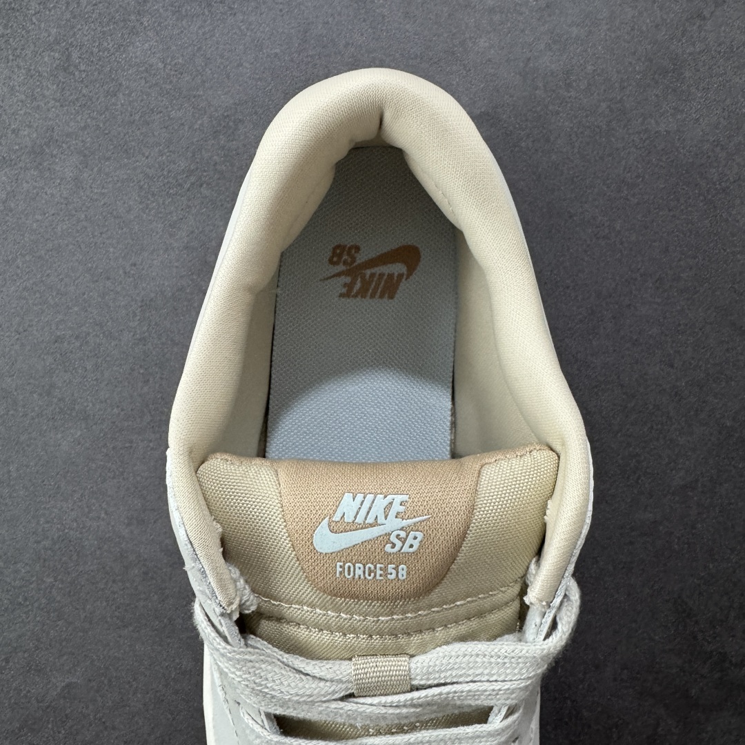 图片[7]-【纯原版】NK SB Force 58 Prml 空军58系列低帮休闲运动滑板板鞋 DV5476-003 市面最高版出货 区别市场通货便宜版本 质感细节 中底鞋垫都不一样 欢迎对比 鞋面由帆布和麂皮拼接 层次感丰富 搭配硫化外底 耐磨耐穿 鞋舌及中底后跟处饰有SB Logo 表明鞋款身份 采用包边设计 经久耐穿 硫化结构则有效提升灵活性 穿上这款全新推出的创意力作 助你耀动街头 尺码：35.5 36 36.5 37.5 38 38.5 39 40 40.5 41 42 42.5 43 44 45-选品中心